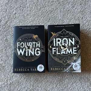 Fourth Wing & Iron Flame Paperback Book Bundle